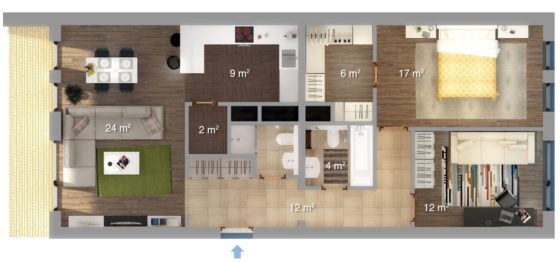 Family 2 Spacious apartment